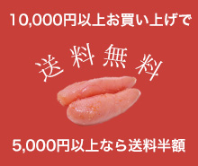 10000円以上お買い上げで送料無料5000円以上なら送料半額